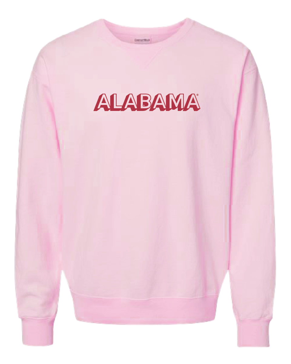 3D Alabama  Crewneck