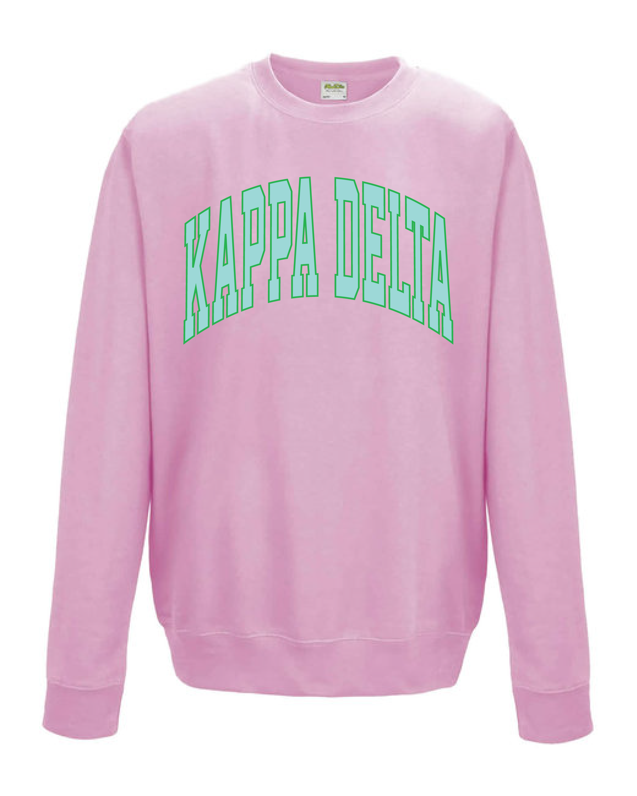 WS - Varsity Crew in Baby Pink (min qty 6) $24 / $55