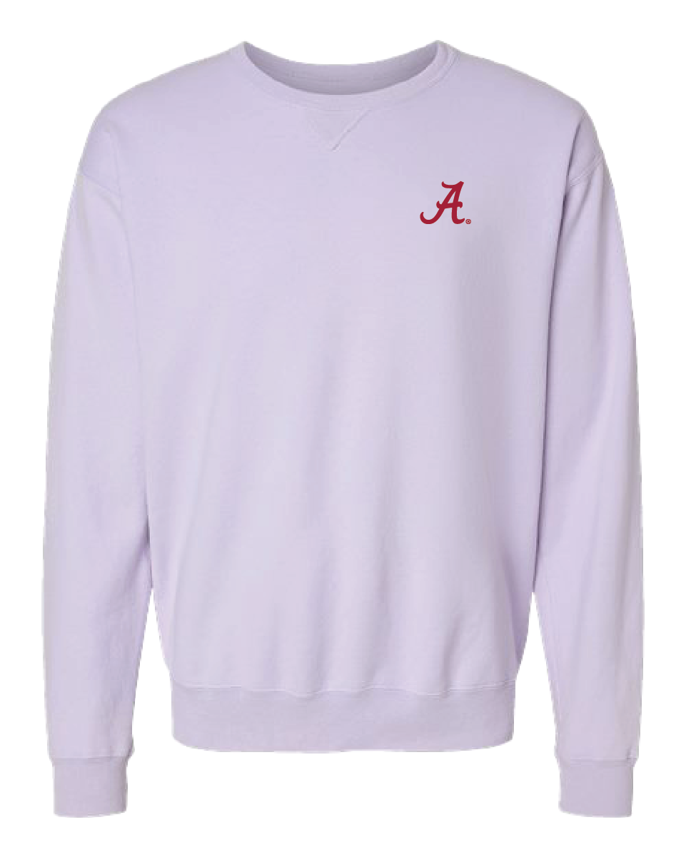 Embroidered Script A Crewnecks