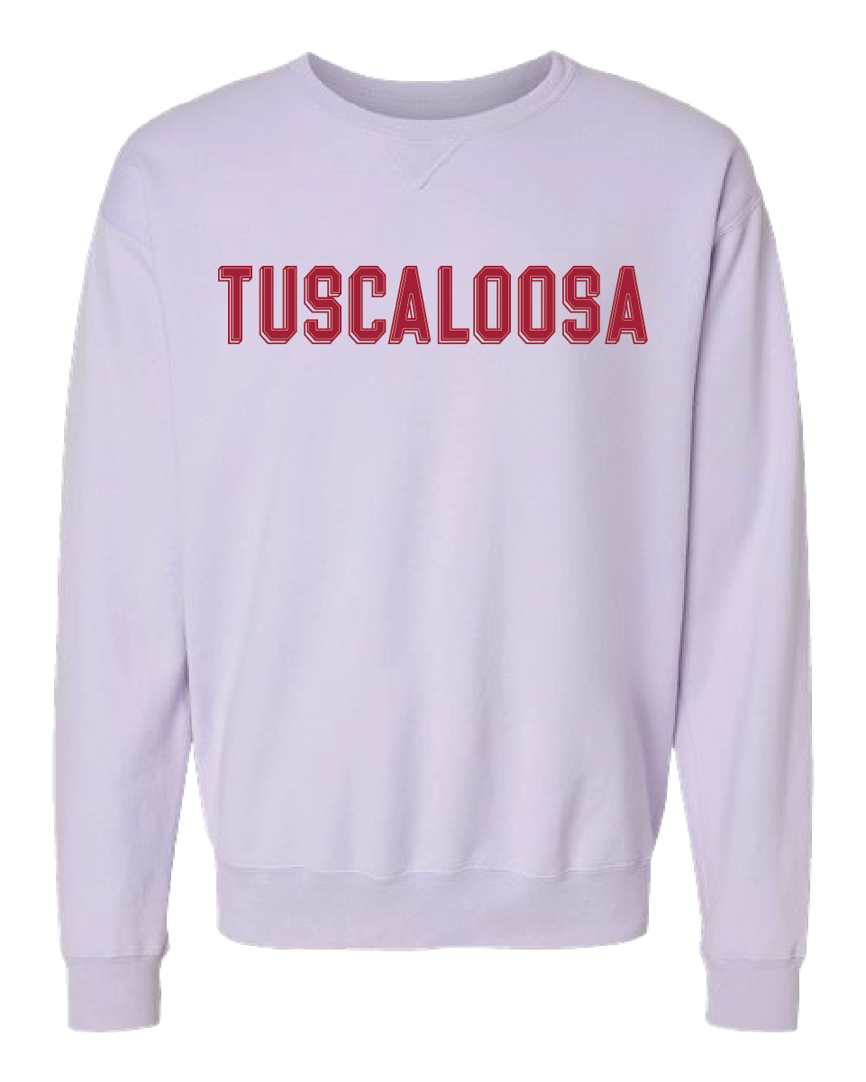 Block Letter Tuscaloosa Crewneck