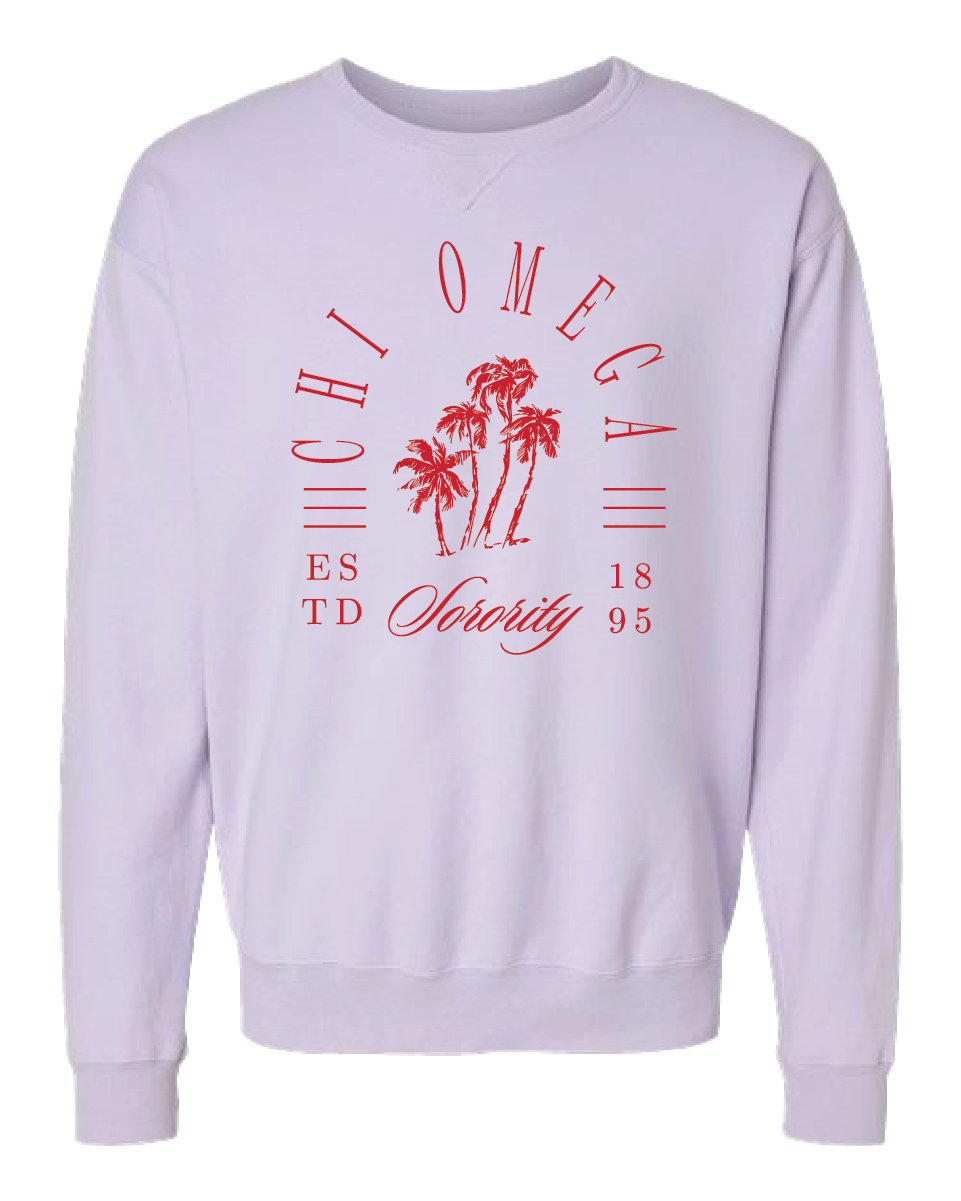 Chi Omega Society Crewneck