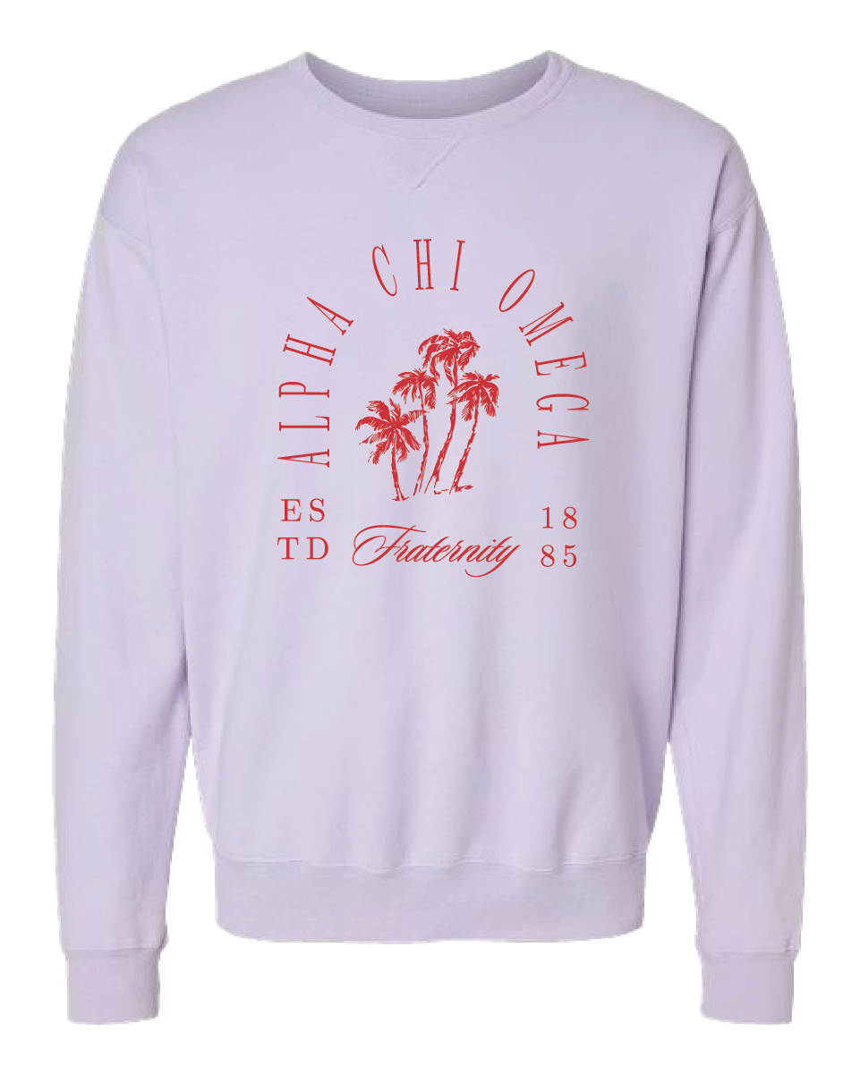 Alpha Chi Omega Society Crewneck