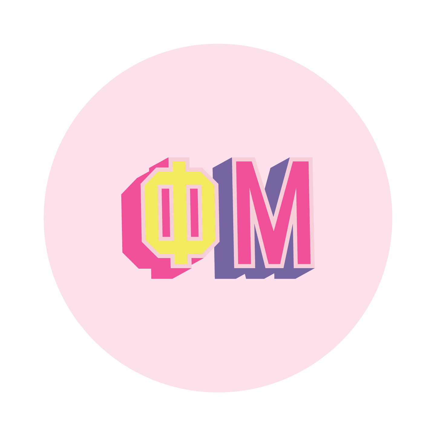 sorority set of 2 coasters
