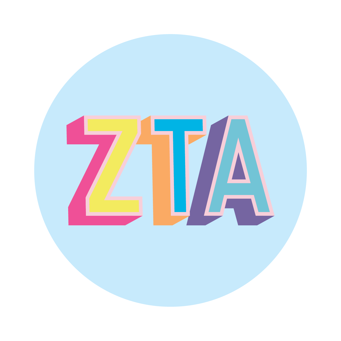 sorority set of 2 coasters