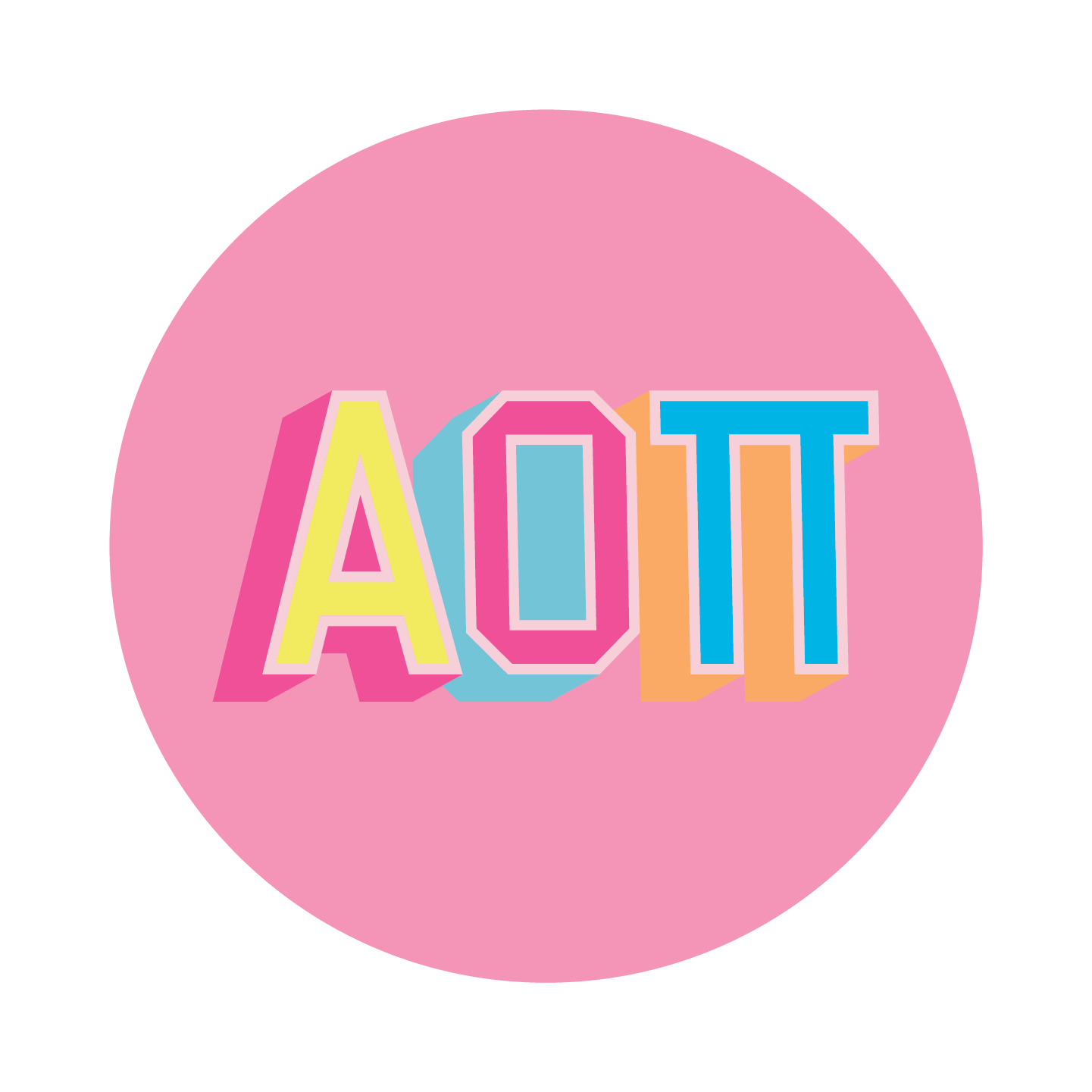 sorority set of 2 coasters