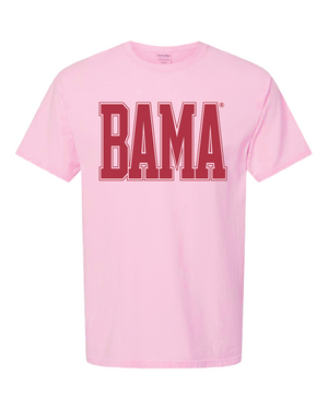 Huge Crimson BAMA Varsity Tee