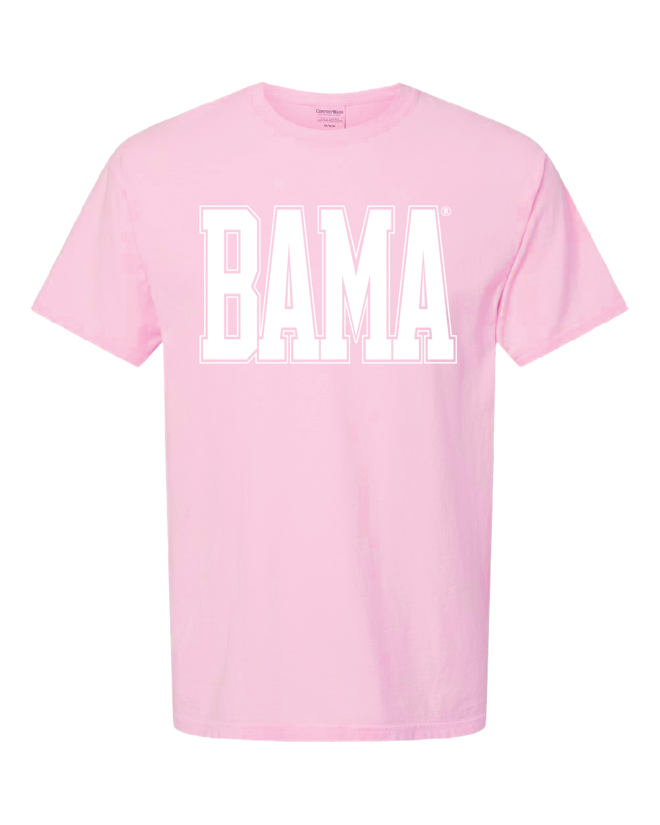 Huge White BAMA Varsity Tee