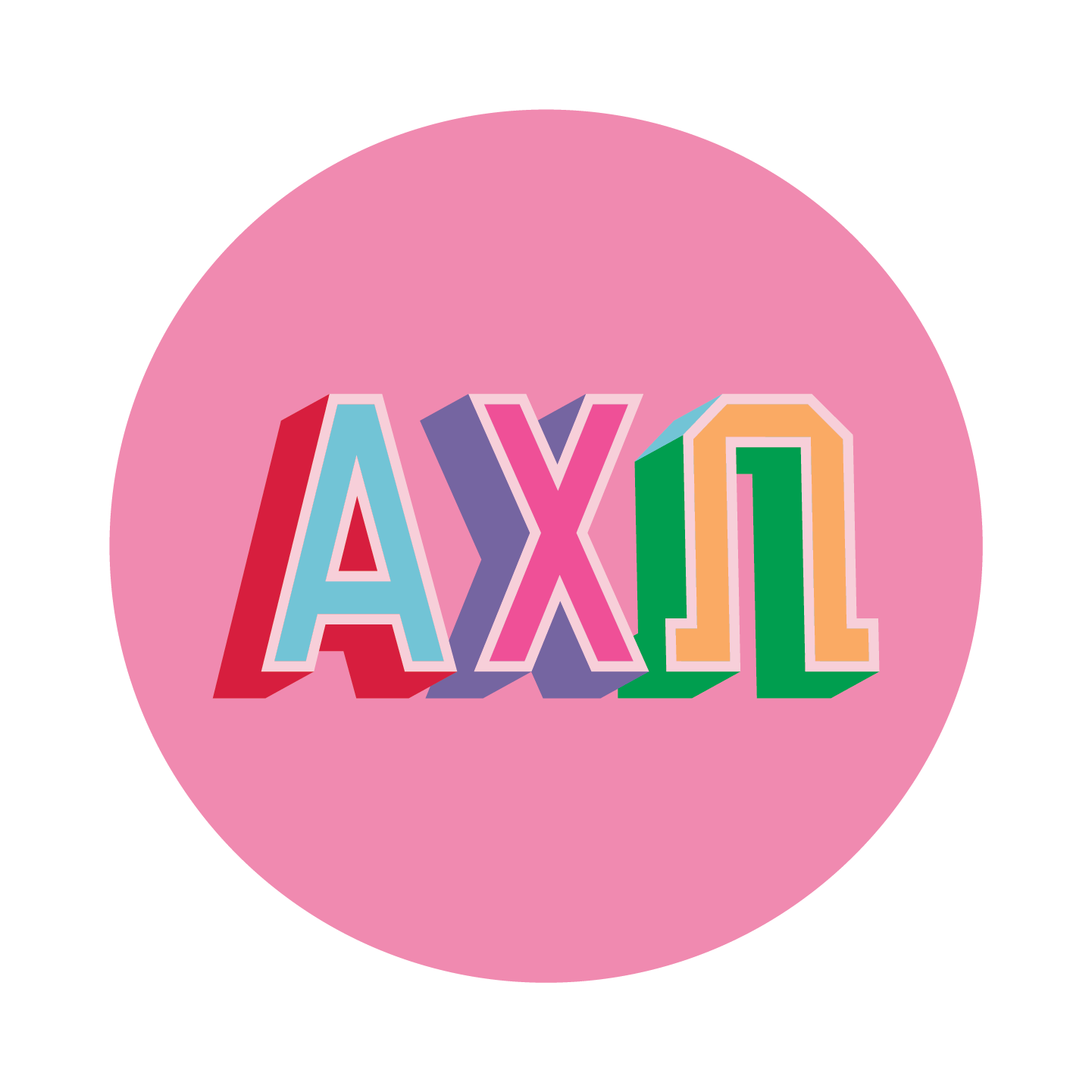 sorority set of 2 coasters