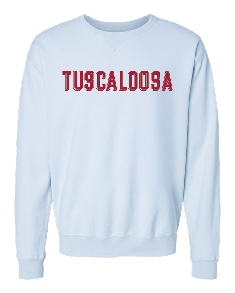 Block Letter Tuscaloosa Crewneck