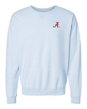 Embroidered Script A Crewnecks