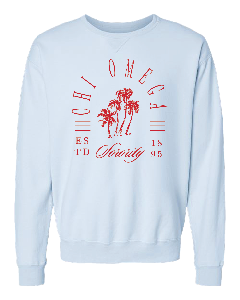 Chi Omega Society Crewneck