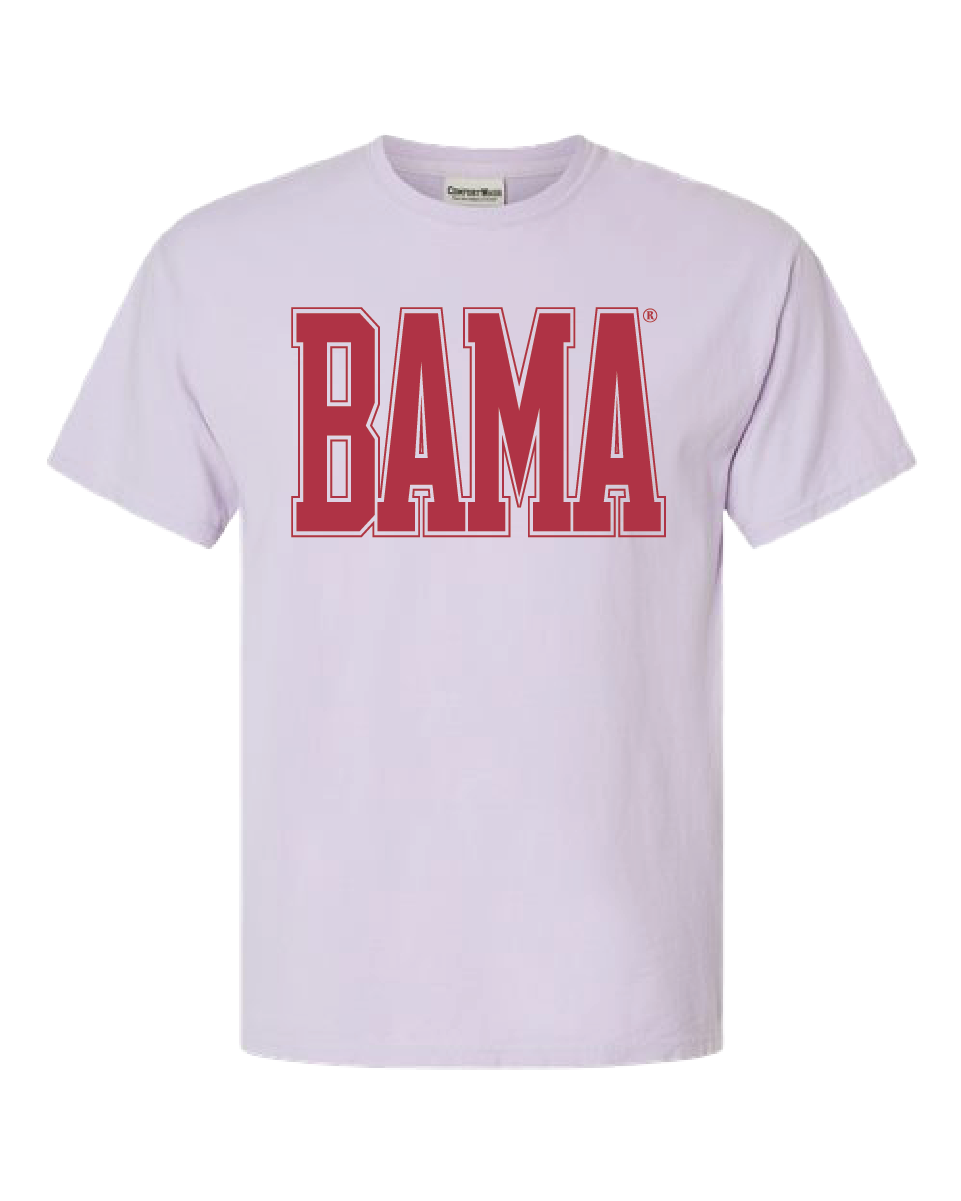 Huge Crimson BAMA Varsity Tee