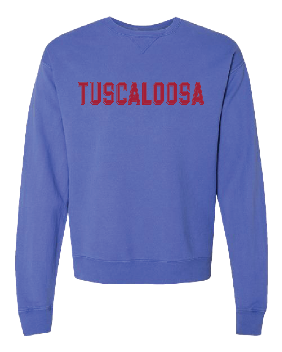 Block Letter Tuscaloosa Crewneck