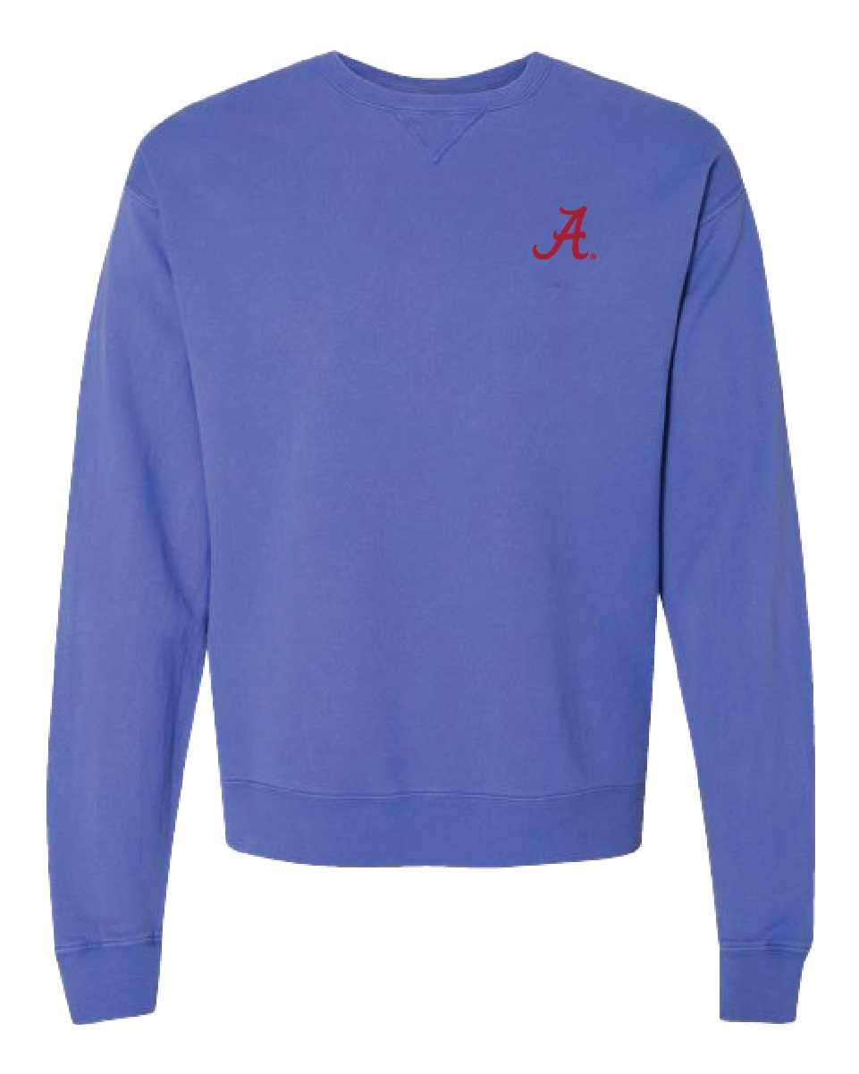 Embroidered Script A Crewnecks