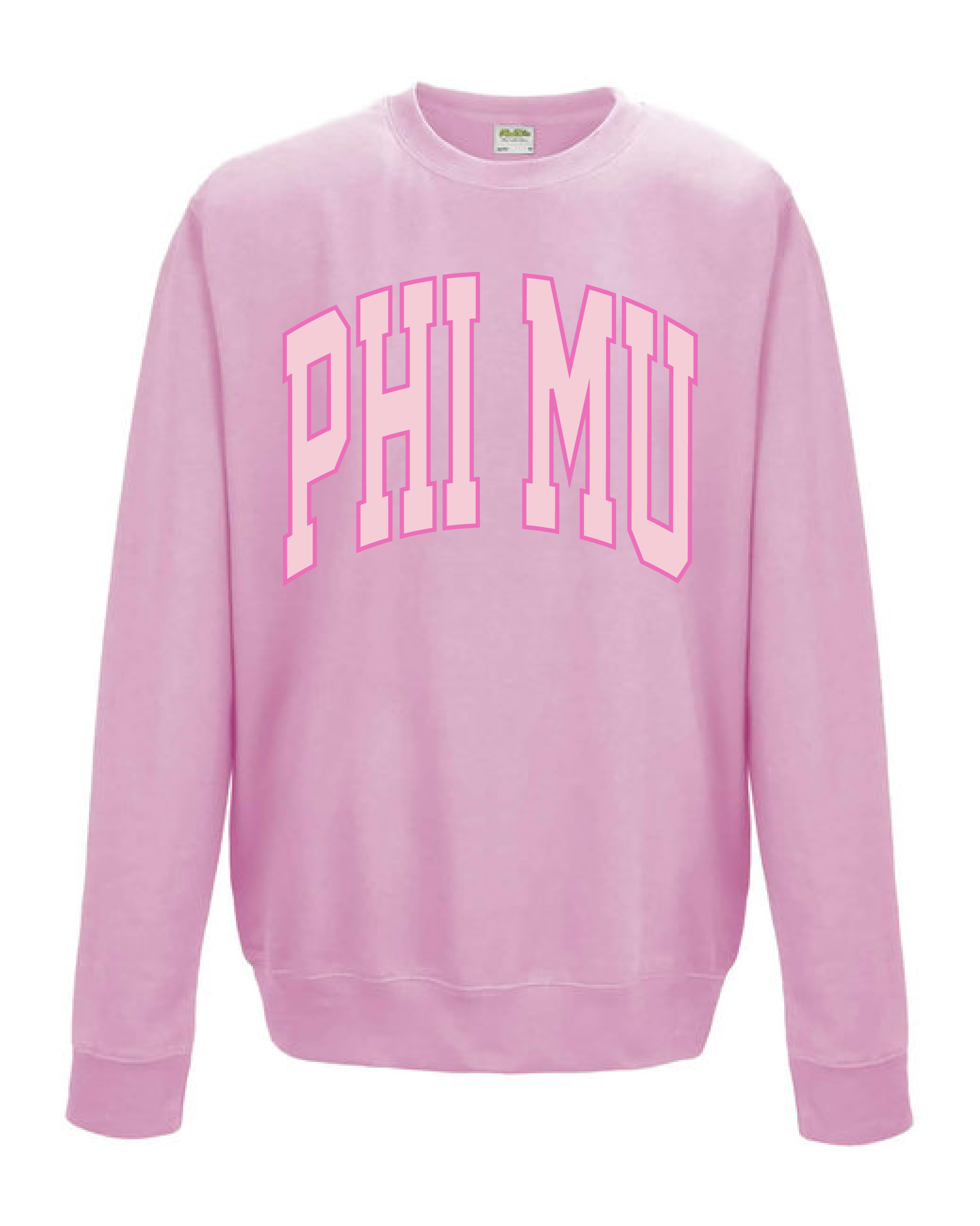 WS - Varsity Crew in Baby Pink (min qty 6) $24 / $55