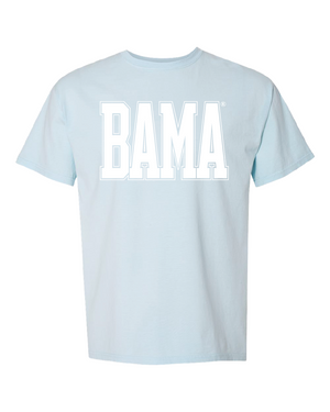 Huge White BAMA Varsity Tee