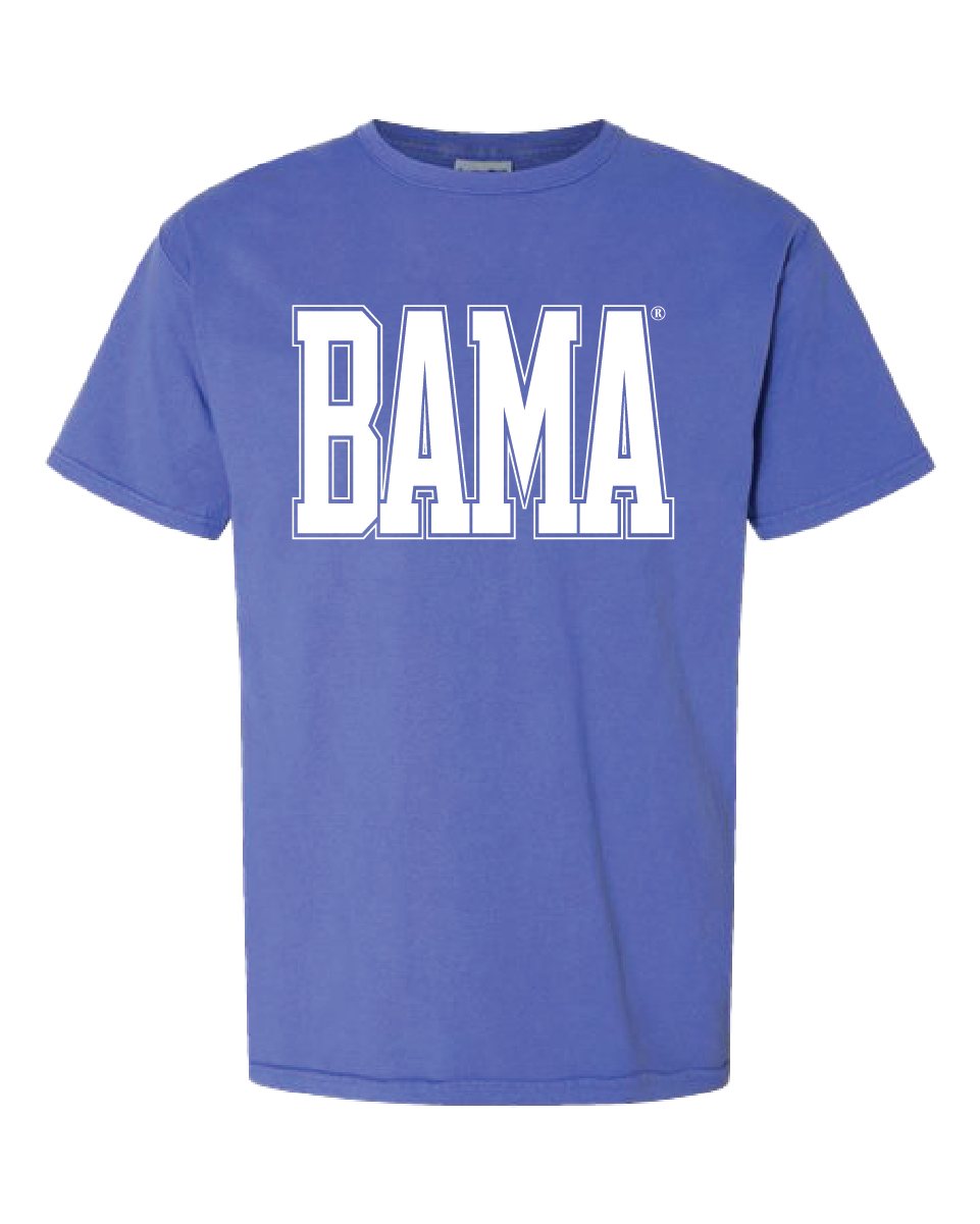 Huge White BAMA Varsity Tee