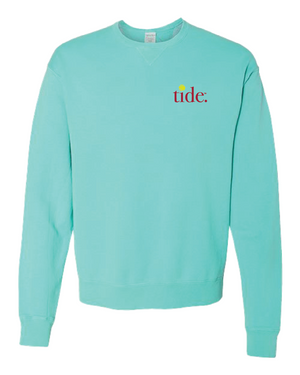 Softball Tide Embroidered Crewneck