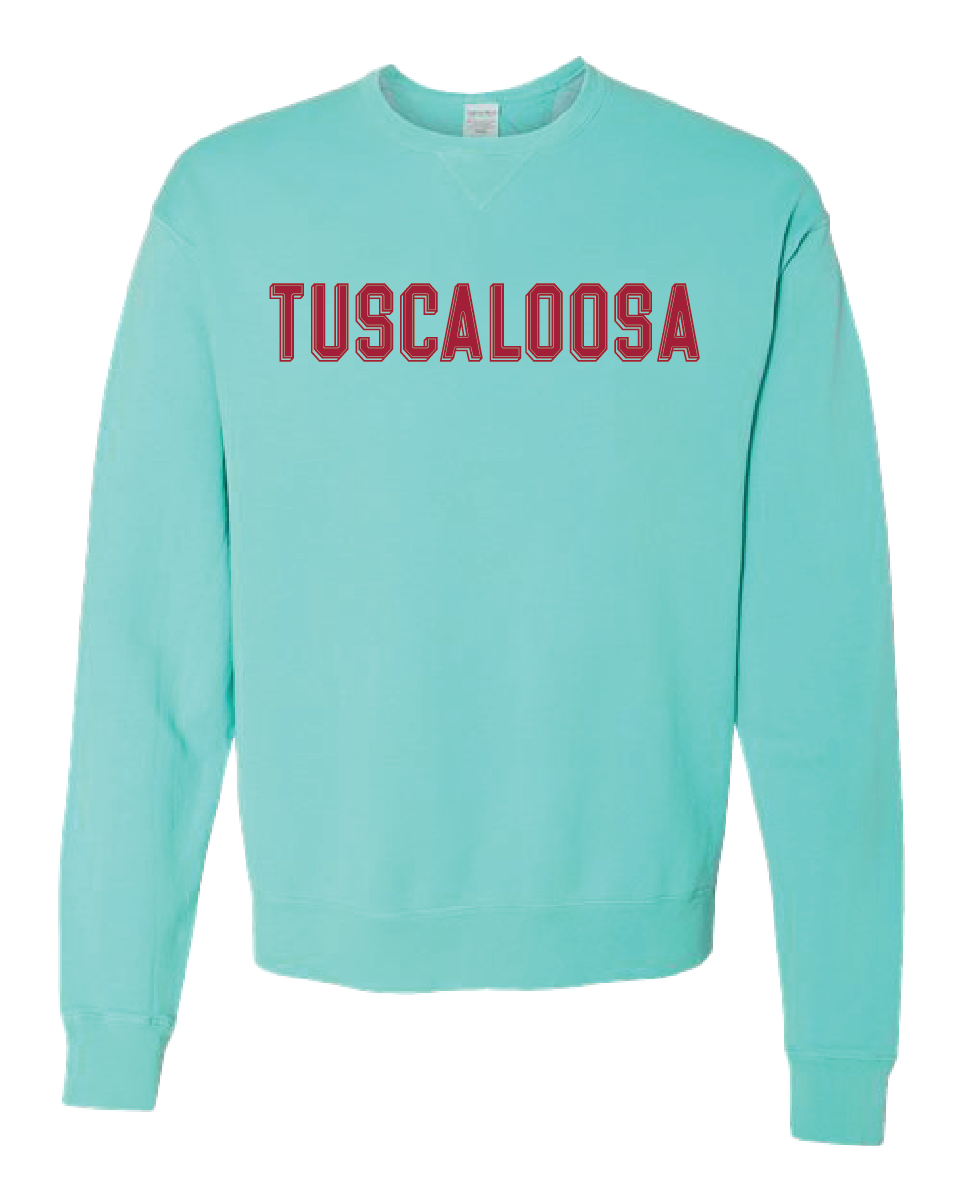 Block Letter Tuscaloosa Crewneck