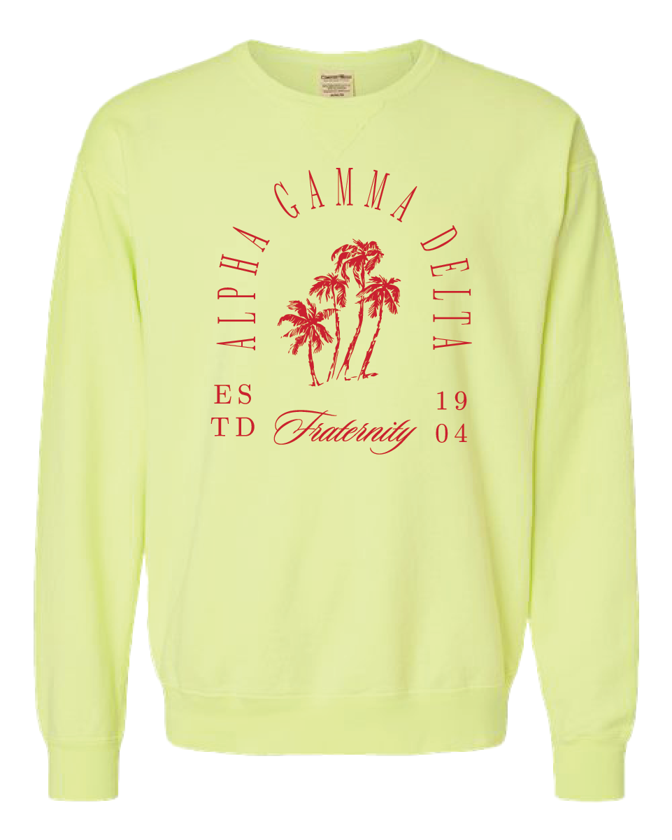 Alpha Gamma Delta Society Crewneck