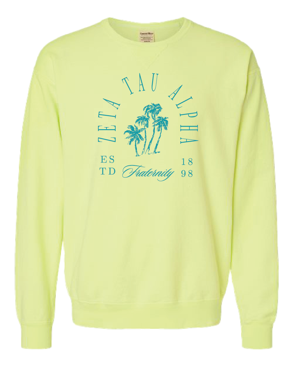 Zeta Tau Alpha Society Crewneck