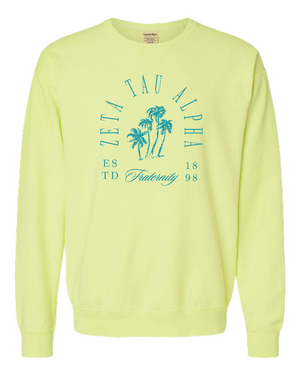 Zeta Tau Alpha Society Crewneck