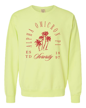 Alpha Omicron Pi Society Crewneck