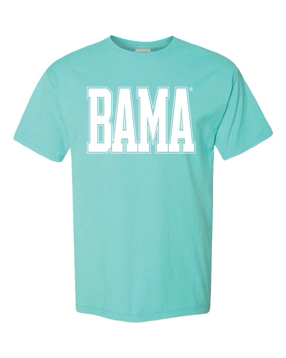 Huge White BAMA Varsity Tee