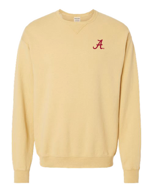 Embroidered Script A Crewnecks