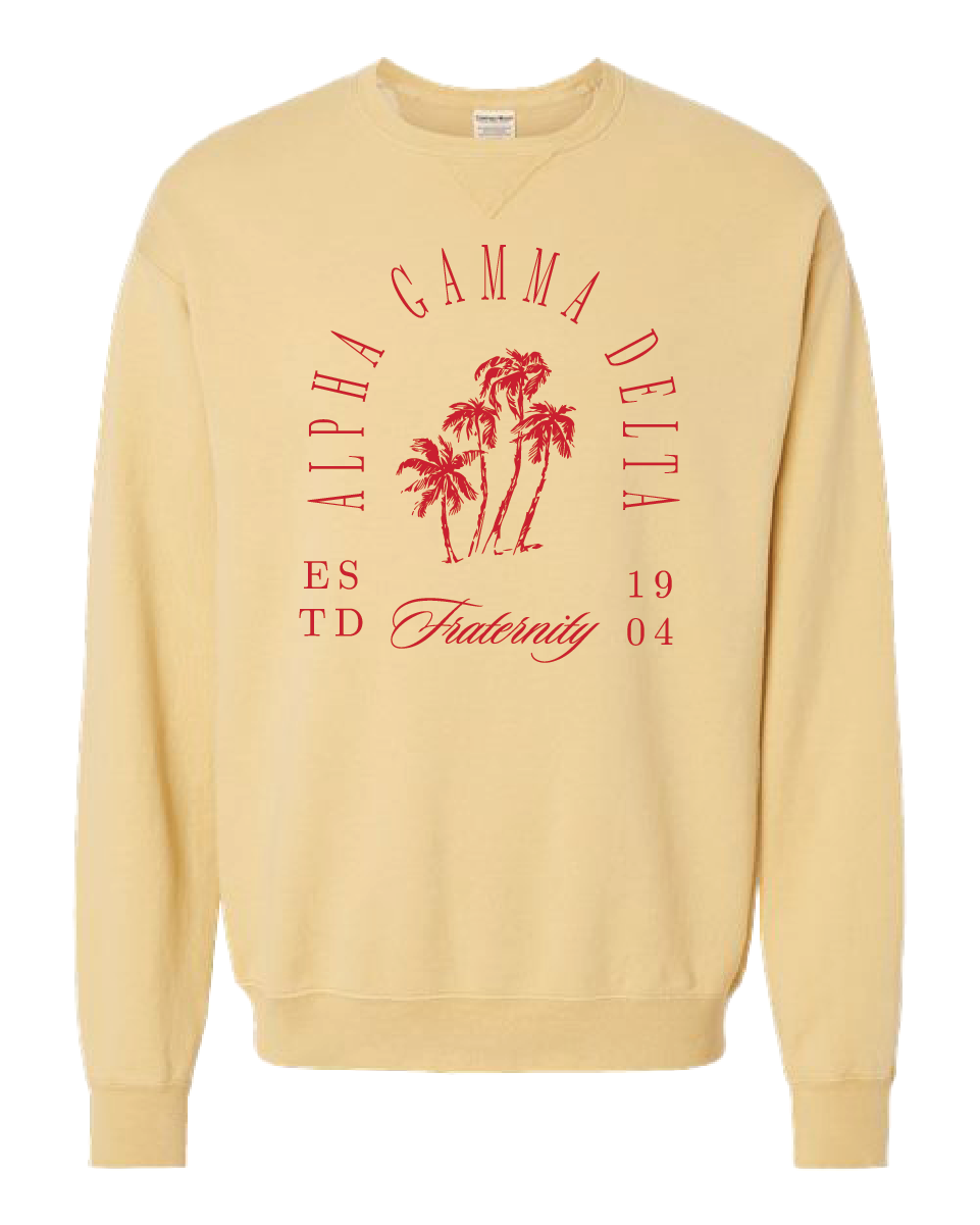 Alpha Gamma Delta Society Crewneck