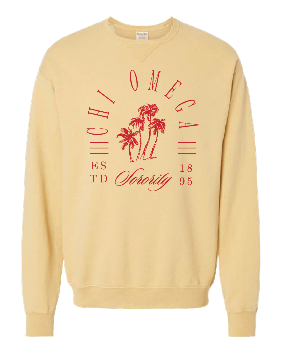 Chi Omega Society Crewneck