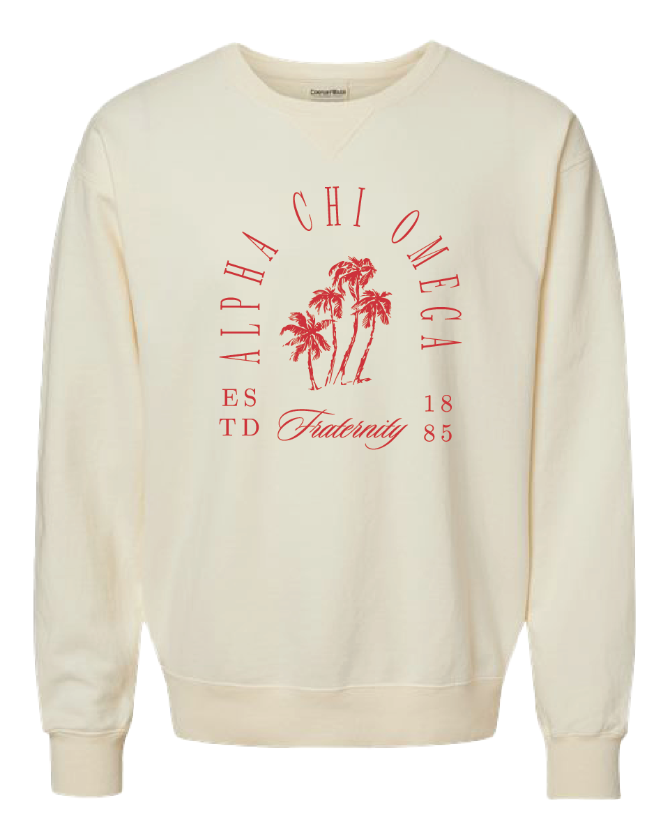 Alpha Chi Omega Society Crewneck