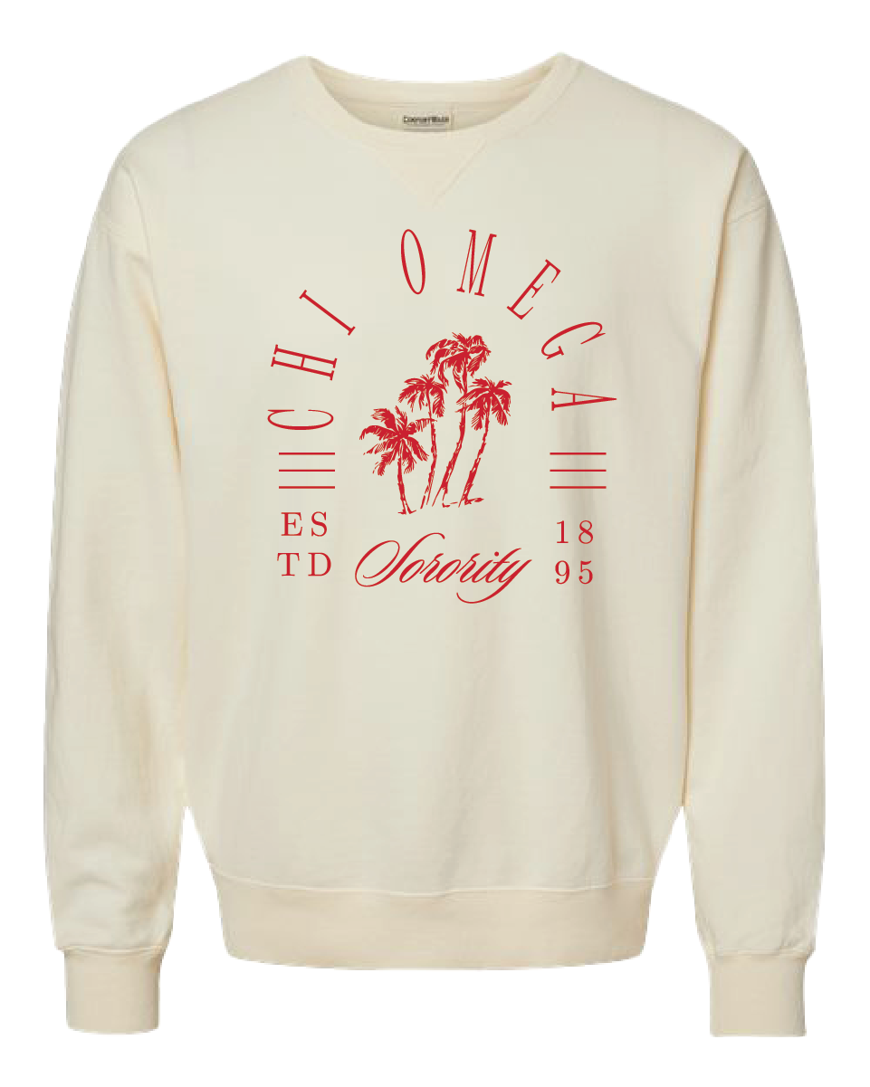 Chi Omega Society Crewneck