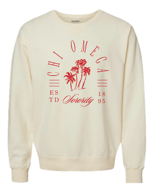 Chi Omega Society Crewneck