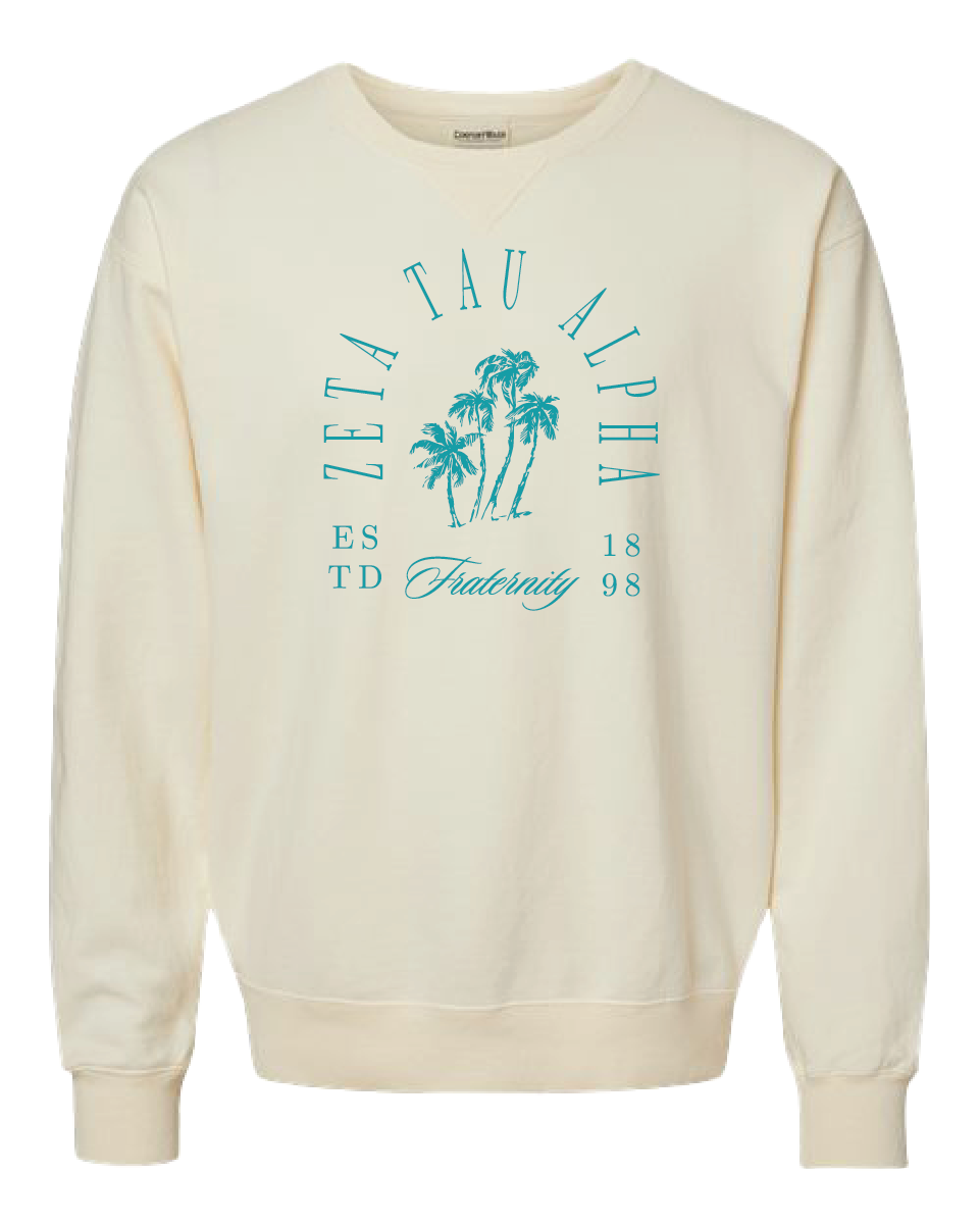 Zeta Tau Alpha Society Crewneck