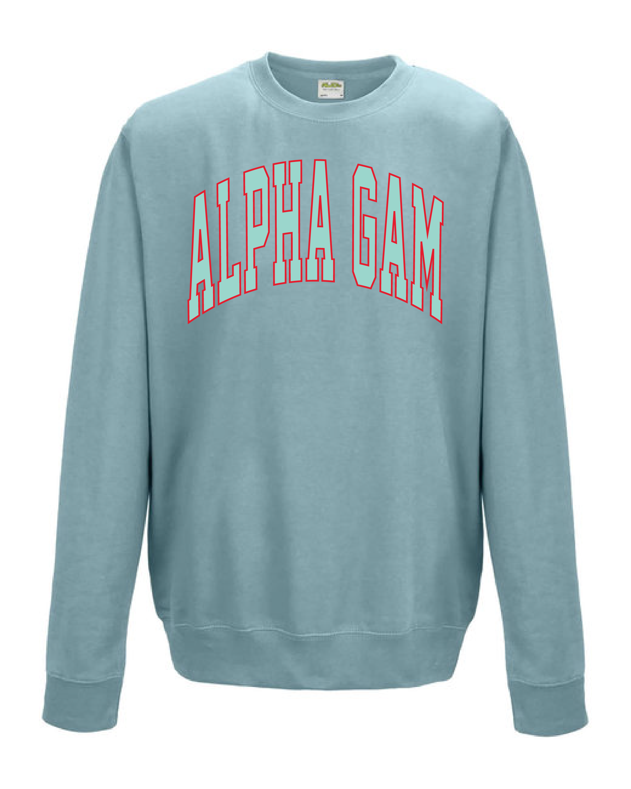 WS - Varsity Crew in Sky Blue (min qty 6) $24 / $55