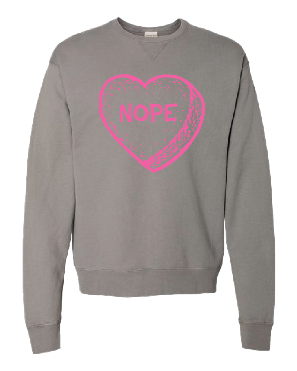 Candy Heart NOPE Crewneck