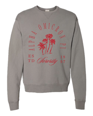 Alpha Omicron Pi Society Crewneck