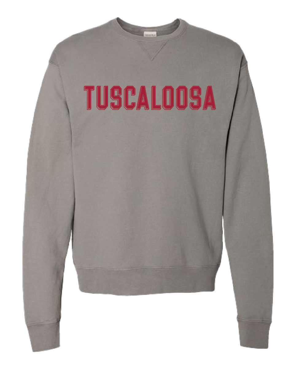 Block Letter Tuscaloosa Crewneck