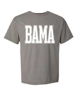 Huge White BAMA Varsity Tee