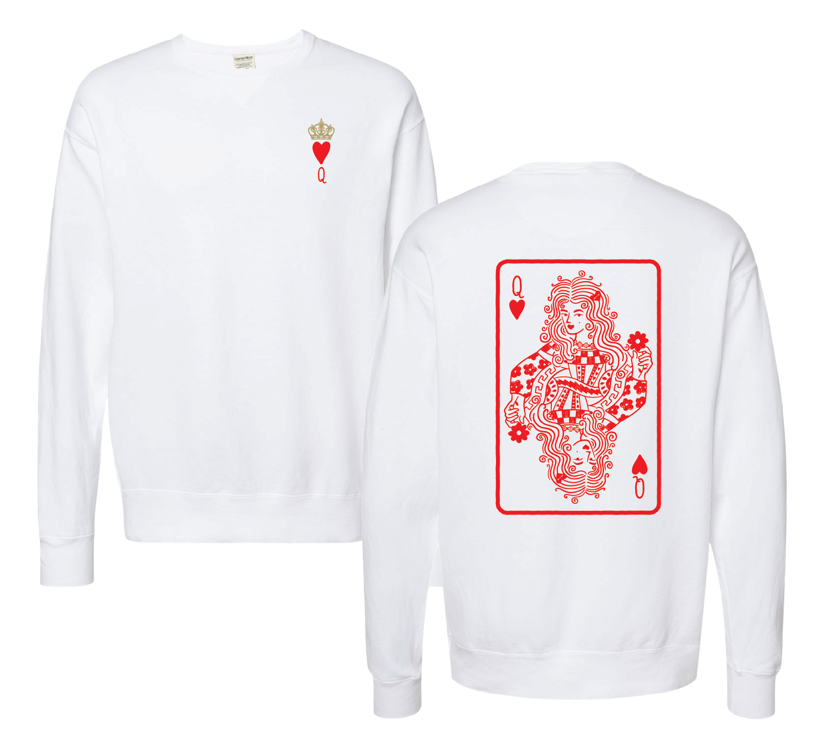 Queen of hearts Crewneck