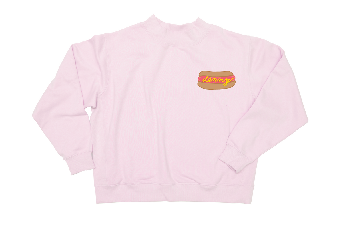 Denny Dog Embroidered Mockneck