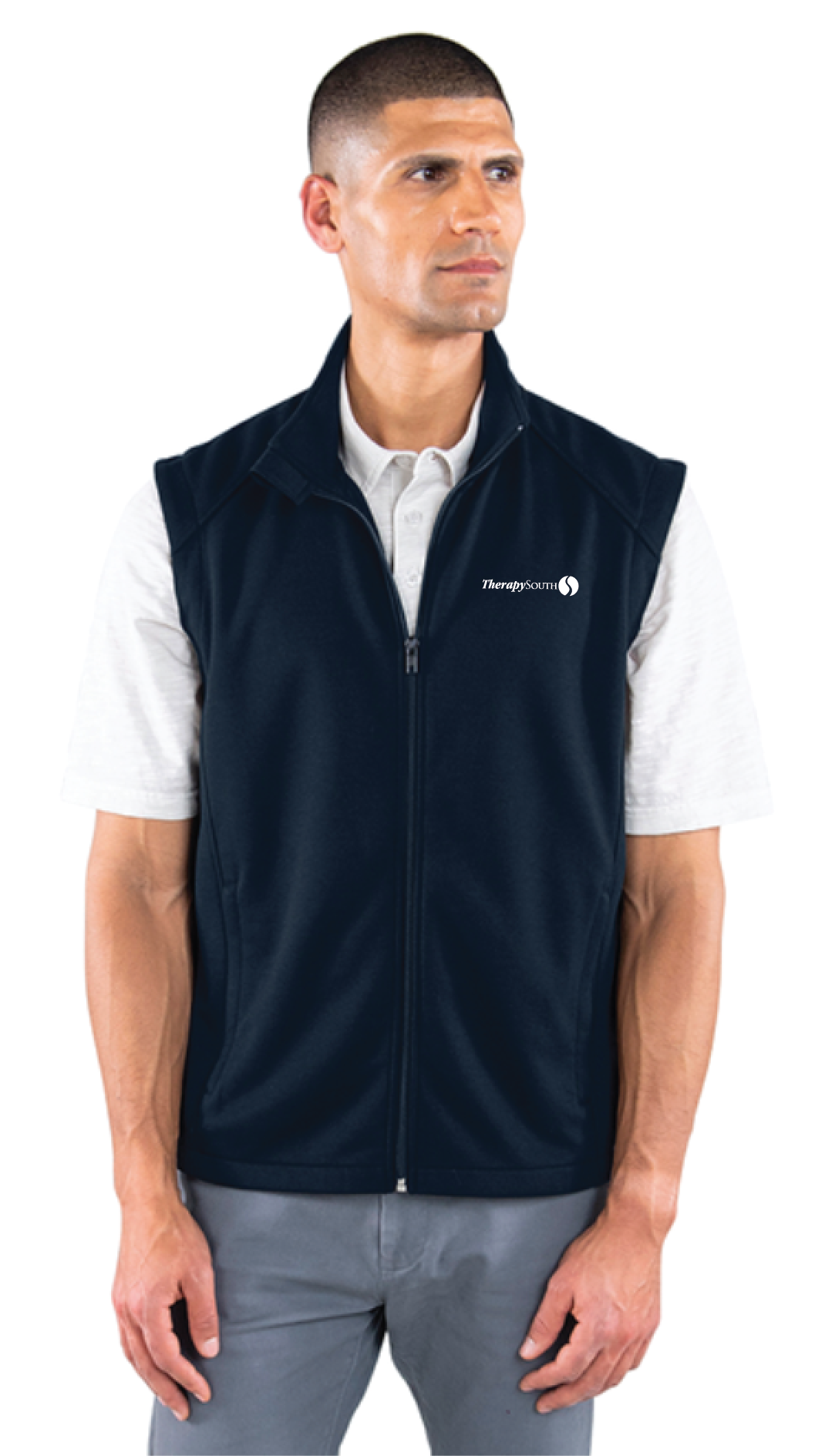 TherapySouth - Men's Seaport Full Zip Performance Vest