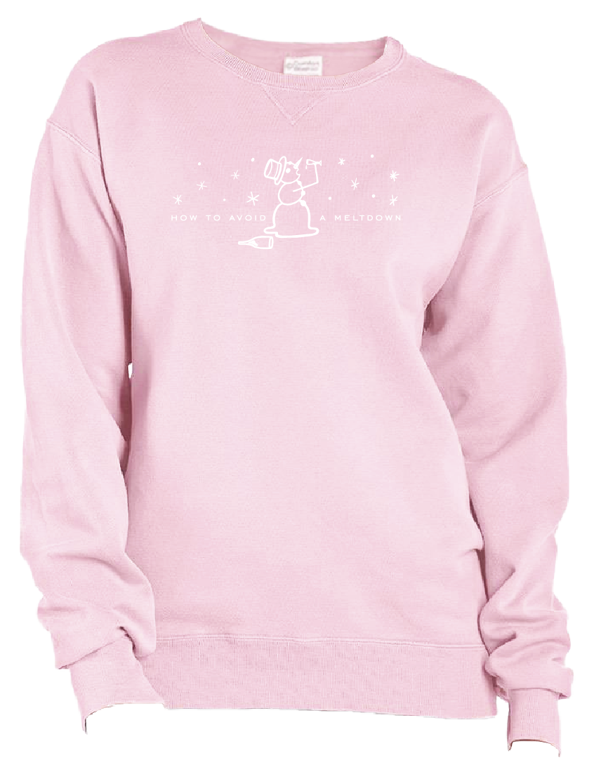 How to Avoid a meltdown puff ink crewneck