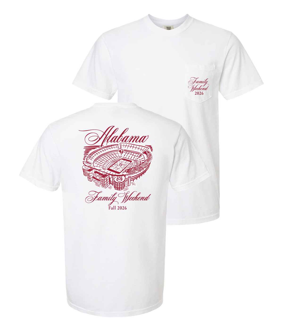 Alabama Family weekend tee