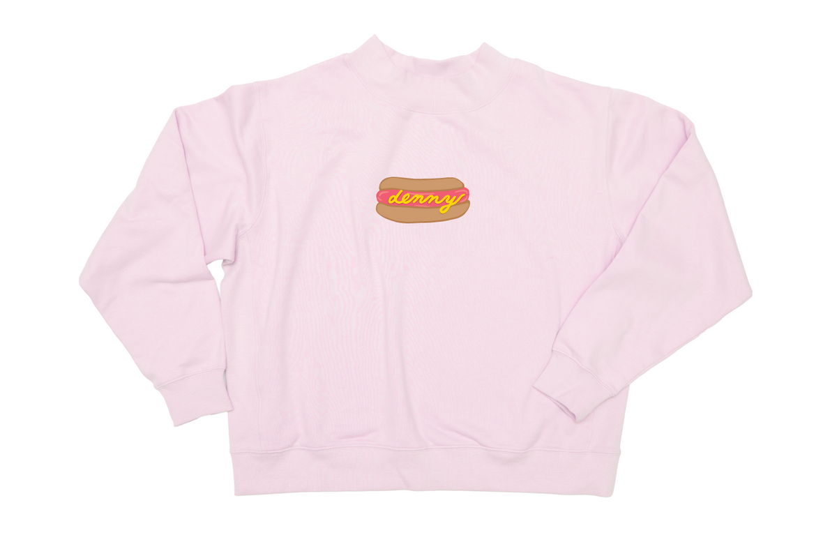 Denny Dog Embroidered Mockneck