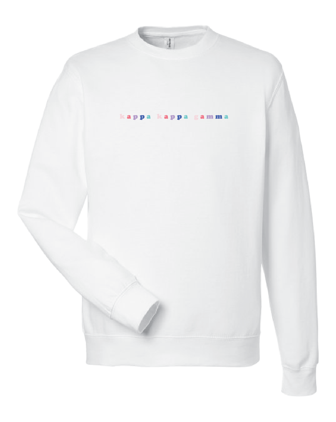 WS -Kappa Kappa Gamma Bubble Rnb Emb Crew (min qty 6) $28 / $65