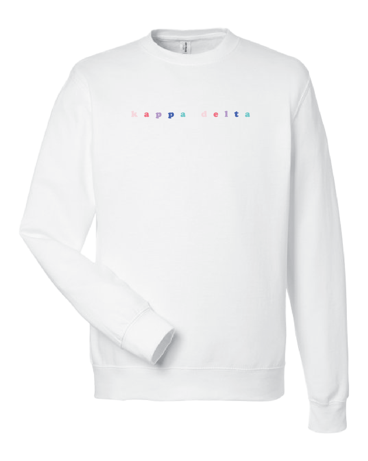 WS -Kappa Delta Bubble Rnb Emb Crew (min qty 6) $28 / $65