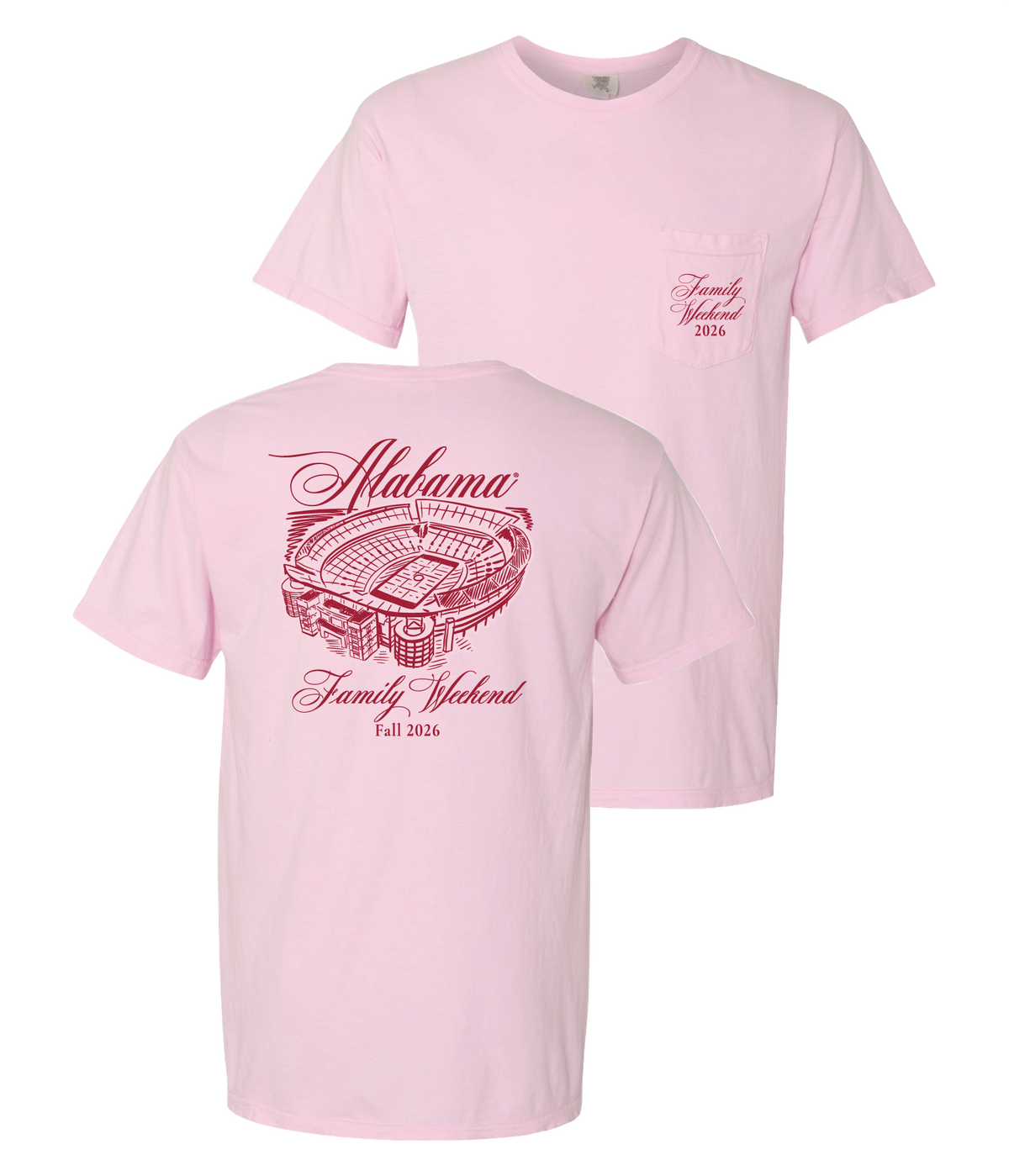 Alabama Family weekend tee
