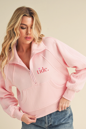 Embroidered Tide Heart Scuba